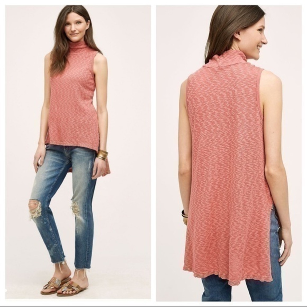 Left of Center Anthro High-Low Turtleneck Tunic